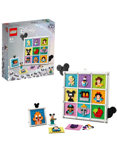 43221,Lego Disney Classic 100 De Ani De Figuri Emblematice De Animatie Disney 43221