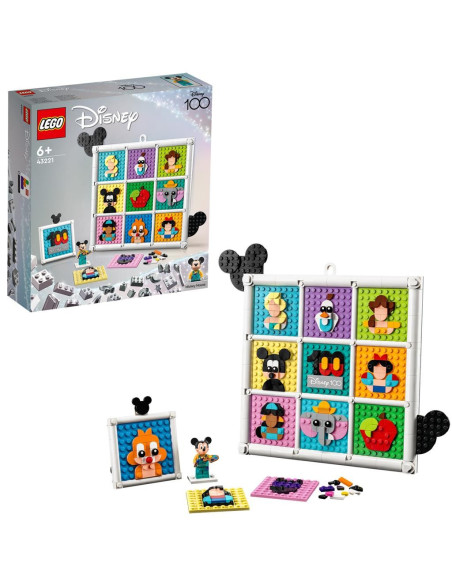 43221,Lego Disney Classic 100 De Ani De Figuri Emblematice De Animatie Disney 43221