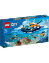 60377,Lego City Barca Pentru Scufundari De Explorare 60377