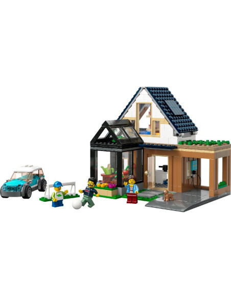 60398,Lego City Casa De Familie Si Masina Electrica 60398
