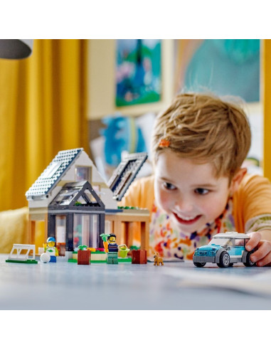 60398,Lego City Casa De Familie Si Masina Electrica 60398