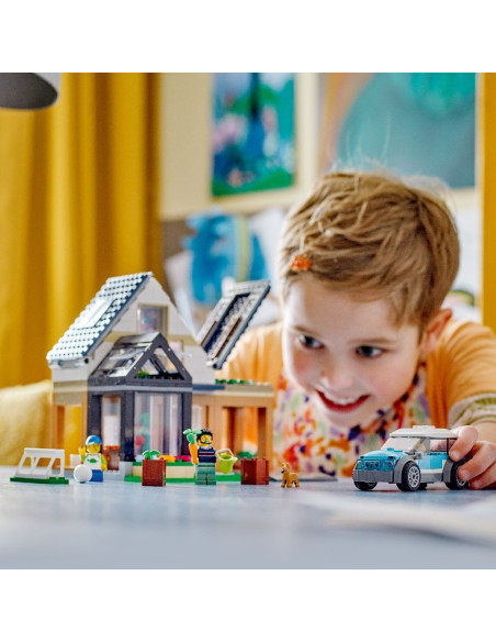 60398,Lego City Casa De Familie Si Masina Electrica 60398