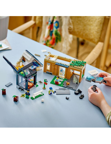 60398,Lego City Casa De Familie Si Masina Electrica 60398