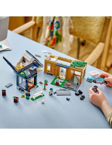 60398,Lego City Casa De Familie Si Masina Electrica 60398