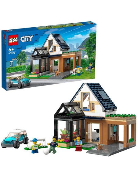 60398,Lego City Casa De Familie Si Masina Electrica 60398