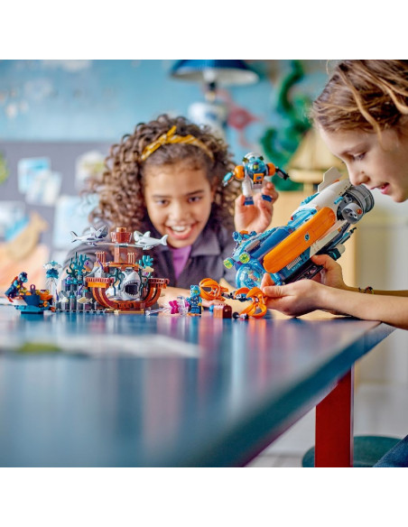 60379,Lego City Submarin De Explorare La Mare Adancime 60379