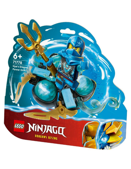 71778,Lego Ninjago Driftul Spinjitzu Al Nyei Cu Puterea Dragonului 71778