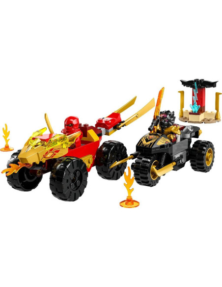 71789,Lego Ninjago Infruntarea Dintre Kai A N Masina Si Ras Pe Motocicleta 71789