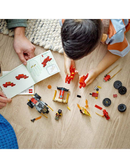 71789,Lego Ninjago Infruntarea Dintre Kai A N Masina Si Ras Pe Motocicleta 71789