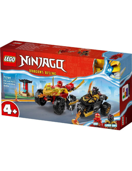71789,Lego Ninjago Infruntarea Dintre Kai A N Masina Si Ras Pe Motocicleta 71789