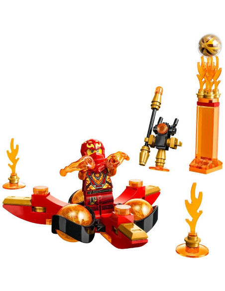 71777,Lego Ninjago Rotirea Spinjitzu A Lui Kai Cu Puterea Dragonului 71777