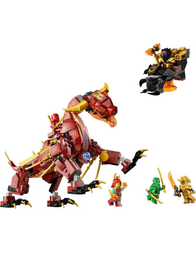 71793,Lego Ninjago Dragonul De Lava Transformator Cu Val De Caldura 71793