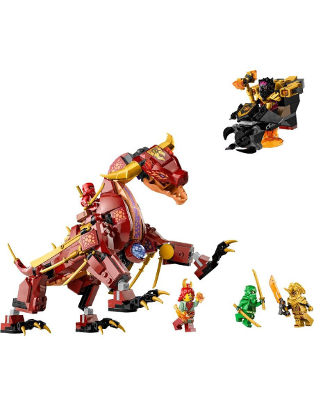 71793,Lego Ninjago Dragonul De Lava Transformator Cu Val De Caldura 71793