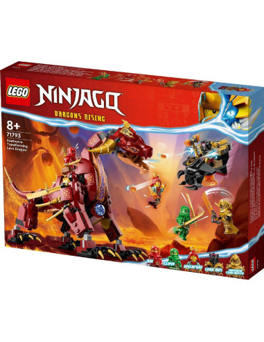71793,Lego Ninjago Dragonul De Lava Transformator Cu Val De Caldura 71793