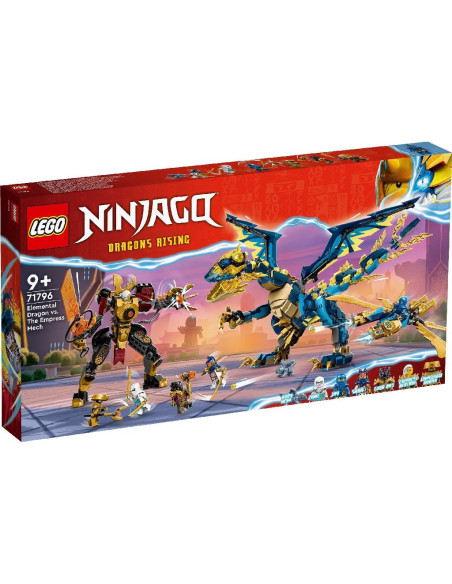 71796,Lego Ninjago Dragonul Stihie Vs Robotul Imparatesei 71796