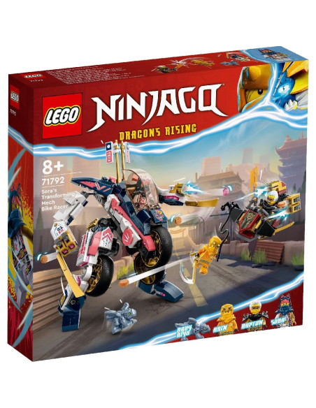 71792,Lego Ninjago Motocicleta De Viteza Robot Transformator Al Sorei 71792