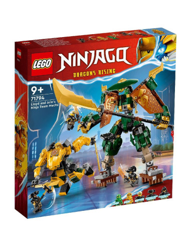 71794,Lego Ninjago Robotii Din Echipa Ninja A Lui Lloyd Si Arin 71794