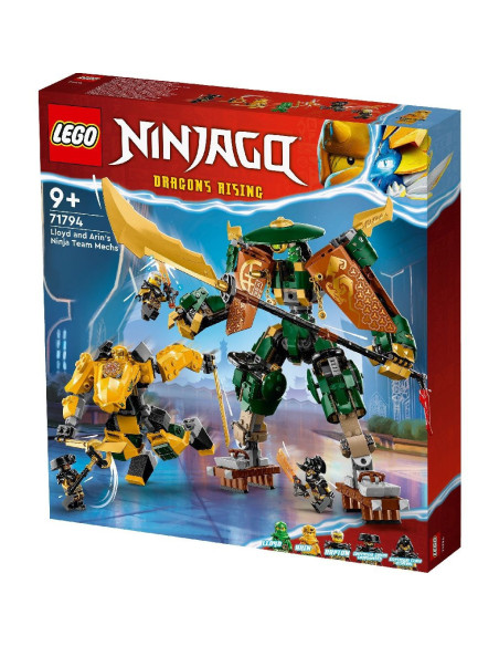 71794,Lego Ninjago Robotii Din Echipa Ninja A Lui Lloyd Si Arin 71794