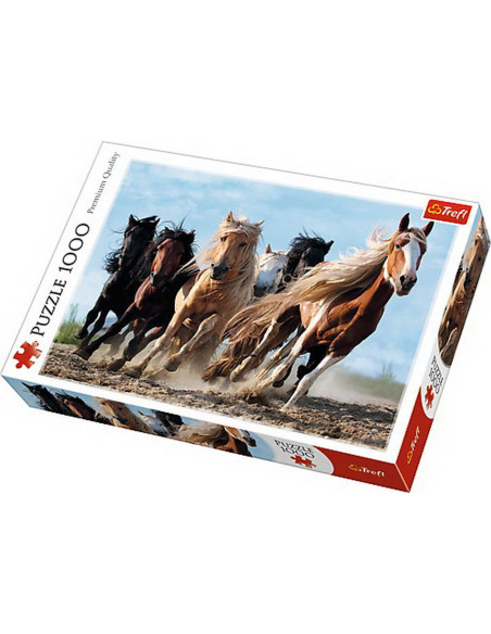TR-10446|10446,Puzzle Trefl 1000 Cai La Galop