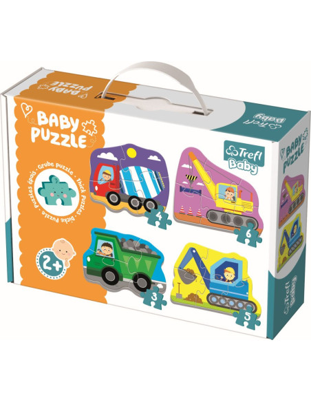TR-36072,Puzzle Trefl Baby Clasic Utilaje La Treaba 18 Piese