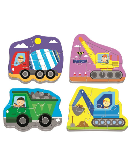 TR-36072,Puzzle Trefl Baby Clasic Utilaje La Treaba 18 Piese