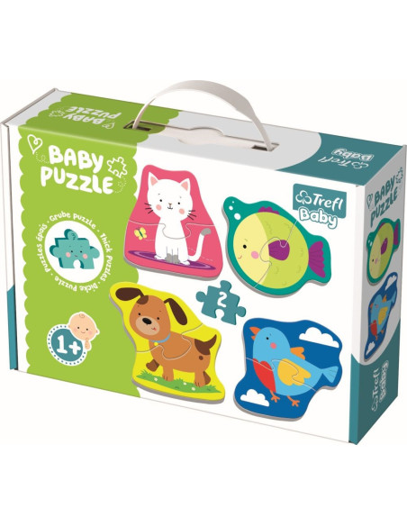 TR-36074,Puzzle Trefl Baby Clasic Animale 8 Piese