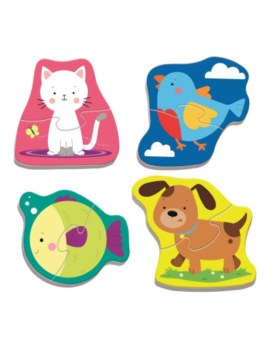 TR-36074,Puzzle Trefl Baby Clasic Animale 8 Piese