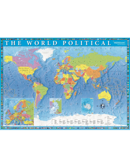 TR-27099,Puzzle Trefl 2000 Harta Politica A Lumii