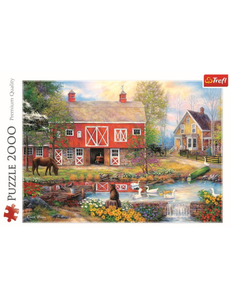 TR-27106,Puzzle Trefl 2000 Viata La Tara