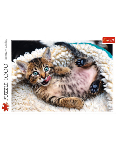TR-10448|10448,Puzzle Trefl 1000 Pisicuta Vesela