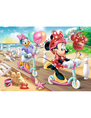 TR-13262,Puzzle Trefl 200 Minnie Distractie La Plaja