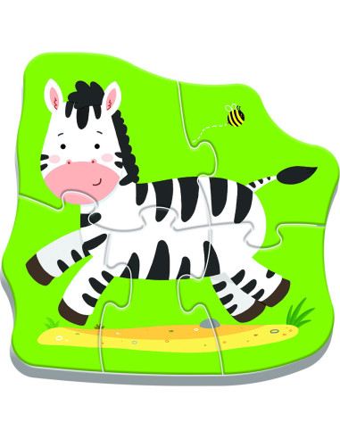 TR-36073,Puzzle Trefl Baby Clasic Animale Safari 8 Piese