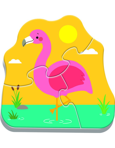 TR-36073,Puzzle Trefl Baby Clasic Animale Safari 8 Piese