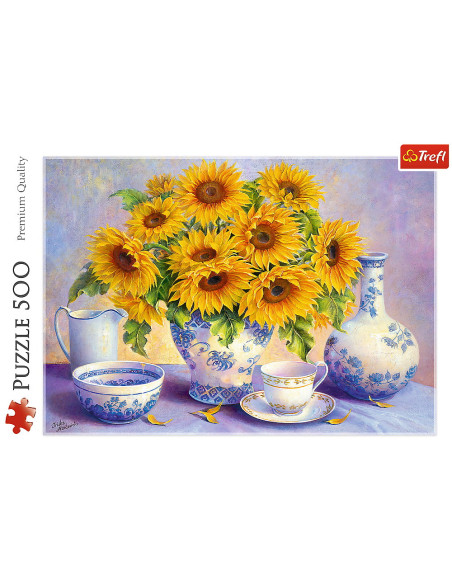 TR-37293,Puzzle Trefl 500 Floarea Soarelui