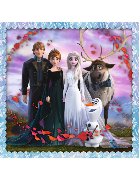 TR-34853,Puzzle Trefl 3in1 Frozen2 Regatul De Gheata