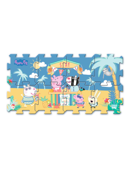 TR-61363,Puzzle De Podea Din Spuma Peppa Pig Summer