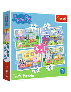 TR-34359,Puzzle Trefl 4in1 Peppa Pig