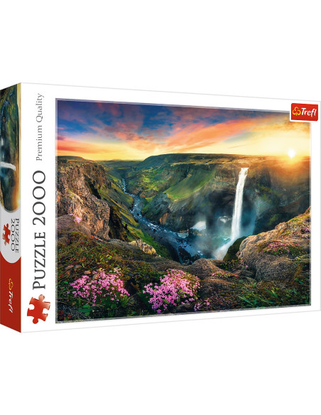 TR-27091,Puzzle Trefl 2000 Cascada Haifoss Isalnda