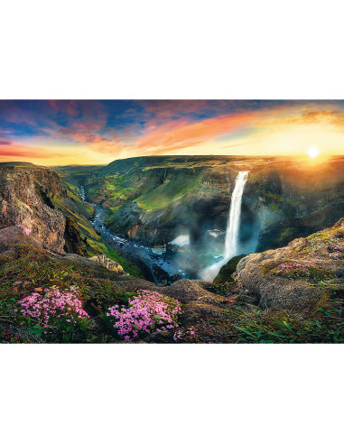 TR-27091,Puzzle Trefl 2000 Cascada Haifoss Isalnda
