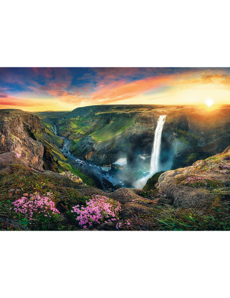 TR-27091,Puzzle Trefl 2000 Cascada Haifoss Isalnda