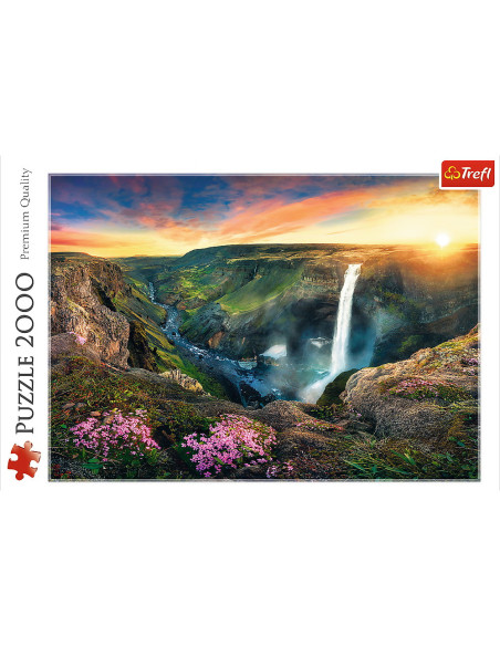 TR-27091,Puzzle Trefl 2000 Cascada Haifoss Isalnda