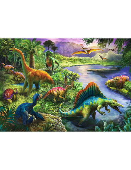 TR-13281,Puzzle Trefl 200 Lumea Dinozaurilor