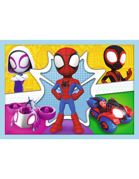 TR-34611,Puzzle Trefl 4in1 Spiday Echipa Spiday