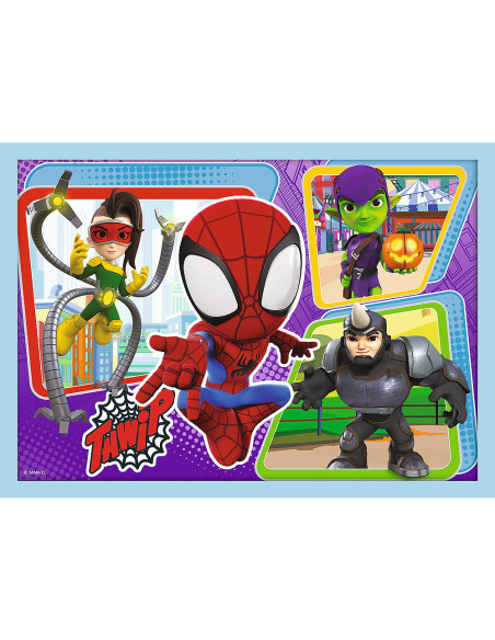 TR-34611,Puzzle Trefl 4in1 Spiday Echipa Spiday