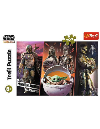 TR-23002,Puzzle Trefl 300 Star Wars Mandalorianul