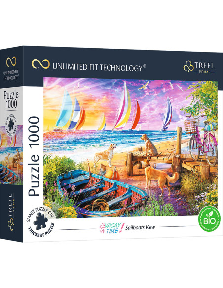 TR-10697,Puzzle Trefl Uft 1000 Barcile Pe Mare