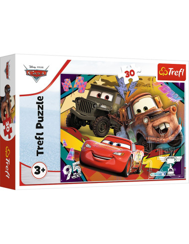 TR-18293,Puzzle Trefl 30 Disney Cars 3 Masinile De Viteza