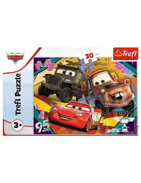 TR-18293,Puzzle Trefl 30 Disney Cars 3 Masinile De Viteza