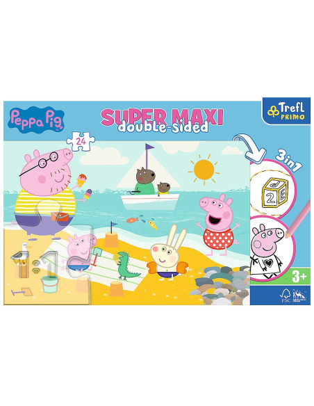 TR-41010,Puzzle Trefl Primo 24 Super Maxi Disney Peppa Pig