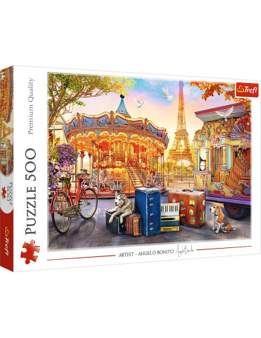 TR-37426,Puzzle Trefl 500 Sarbatoare In Paris